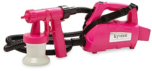 KYVORA Spray Tan Machine - Système autobronzant semi-professionnel - Rose - Tous les tons de peau - Résistant à l'eau
