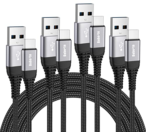USB C Cable Fast Charge [4pack,1M+2M+2M+3M], USB Type C Charger Cable Charging Lead For Samsung Galaxy S25 S24 S23 S22 S21 S20 Plus Ultra, A52 A72 A32 A42 A51 A71 A12 A22 A33 A53 A13, Note 20 10 9 8