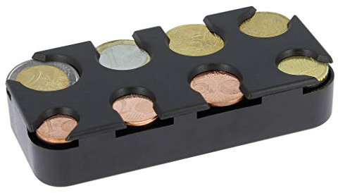 SUMEX Range-Monnaie 8 Compartiments de 2 Euros à 1 Centime