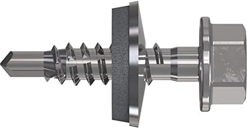 RP-r-3H, REFABO Plus Bohrschraube 4.8x22/Dichtscheibe 14mm Bi-Metall A2