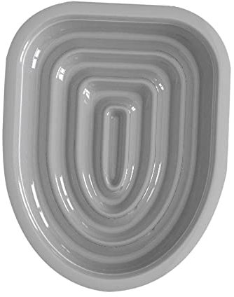 Baoblaze Katzentoiletten-Trainingsset Katzentoilettensitz für Katzentoilette Katzentoiletten-Trainings-Katzentoilettensitz Toilettentrainer, Graues NUR-TABLETT