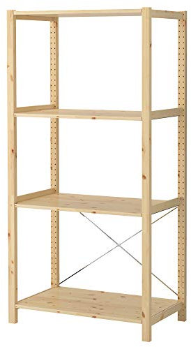 Ikea IVAR 1 Abschnitt / Regalböden, 89x50x179 cm, Kiefer