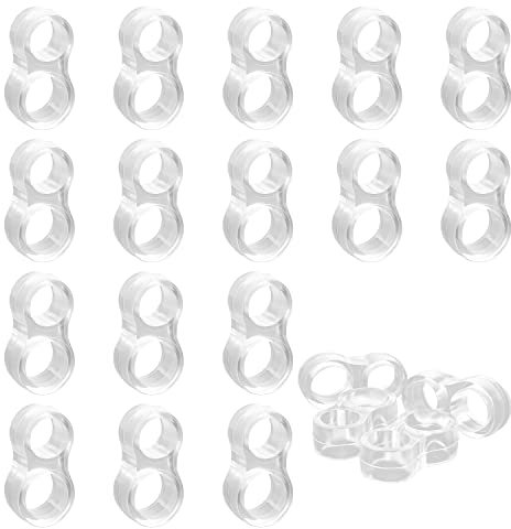 20 Stück Türstopper Türgriff Puffer, HASLED Türklinken Schutz, Türklinkenpuffer Transparent, Widerstandsfähiger Türstopper Klinke Anschlagpuffer, Schützen Sie Wände und Möbel
