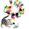 BSITSSS 10 Pièces Jouet Interieur Souris pour Chat, Jeux Chat Peluche Assorties, Convient Aux Chats pour Jouer(Couleur aléatoire)