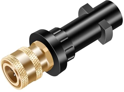 Sukudon Adattatore per pistola per idropulitrice, attacco femmina a connessione rapida da 1/4, compatibile con idropulitrice Karcher serie K, K2, K3, K4, K5, K6, K7