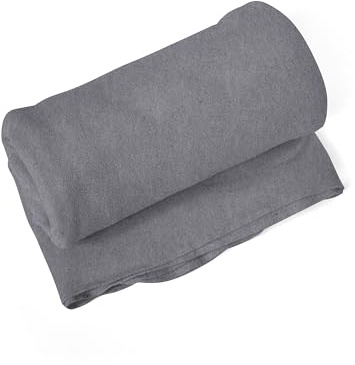 SETEX Wohndecke, 85% Baumwolle/15% Polyester, Leichte Decke als Zimmer-Deko, Schlafzimmer-Deko und mehr, 200 x 150 cm große Tagesdecke, Dunkelgrau Melange