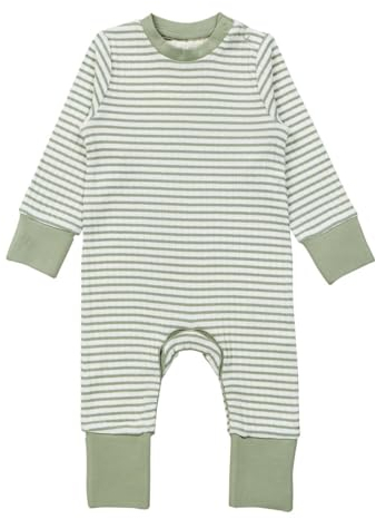 Sense Organics Overall mit Klappfuß Ringel Rippqualität