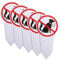 5 Pièces Panneau Pas de Toilettes pour Chien 300 x 150 mm Panneau Déjection Canine Interdite Panneau Chien Panneau Attention Panneau Crotte de Chien Panneau PVC pour Chemins Propres Pelouse Parc
