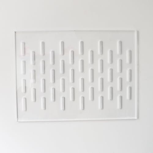 PIAOLGYI Ersatzregal für IKEA Detolf, Acryl, rechteckig, extra Regale, Zubehör, kompatibel mit IKEA Detolf Glasschrank, 27,9 x 38,1 cm (7 mm)