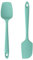 U-Taste Silicone Spatula Set of 2: 315℃ Heat Resistant Flexible Seamless Rubber Spoon Spatula, Baking Cooking Kitchen Utensil with Nylon Core for Nonstick Cookware Mixing Stirring Scraping (Aqua Sky)