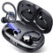 Tukio Cuffie Bluetooth 5.3 Sport con Archetto, Auricolari Wireless HiFi Stereo con HD Mic Chiamata Cancellazione Rumore, 80 Ore Cuffiette Bluetooth con Display LED, IP7 Impermeabili, Comfort Fit, Nero