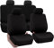 WYWNQ Auto Sitzbezüge Set für Mini Cooper One S R50 R53 R56 R60 F55 F56 R58 R59, Allwetter Sitzauflagen Schonbezüge rutschfest Sitzschoner Innenraum Zubehör,A