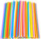 Reusable Plastic Straws 50 PCS with 1 Cleaning Brush