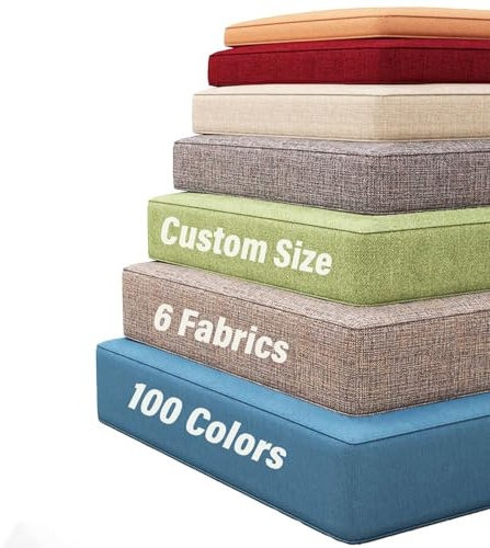 Maßgeschneiderte Sitzkissen für Bank,Rutschfeste Sitzbankkissen Bankauflage Geeignet für Innen Fensterbank Bankkissen Gartenbank Schaukel im Freien Bänke Polster, Sofa Terrasse Möbelkissen (4CM)