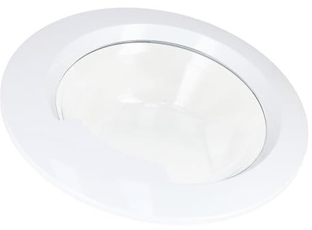 sparefixd Adecuado para lavadora Indesit con marco de puerta blanca y mango de cristal