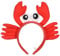 Abaodam -Tête Crabe -Tête Pinces De Homard Écrevisse Rouge Couvre-Chef De Homard -Tête En Peluche -Tête Animal Pour Noël Halloween Cosplay Fête