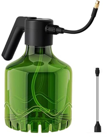 Ylnailky Elektrische Sprühflasche 2L,Tragbarer Topfblumen Bewässerer | USB-Aufladbarer Tragbarer Sprüher für Rasen Auto Waschen Tierpflege,Terrassen Gewächshaus Outdoor Pflanzen Unkraut