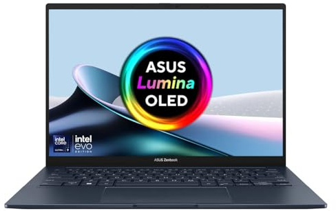ASUS Zenbook 14 UX3405CA 14.0 Laptop | Intel Ultra 7 255H | 32GB LPDDR5x RAM | 1TB SSD | OLED Touchscreen Display | Backlit Keyboard | Windows 11 Home | Blue