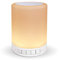 Tabooh Portable RGB LED Touch Dimmable Mood Lamp Speaker, USB Rechargeable, 6 Colour Changing, Wireless Connection, Plastic, Metal, Glass, Multicolor