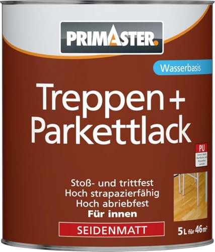 Primaster Treppen und Parkettlack 5 L seidenmatt Lacke