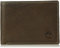 Timberland Men's Leather RFID Blocking Passcase Security Wallet, Dark Brown, One Size