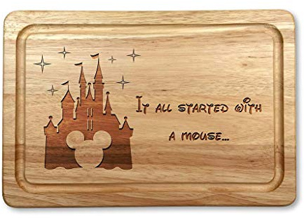 It All Started with A Mouse Housewarming Christmas Chopping Board Gift