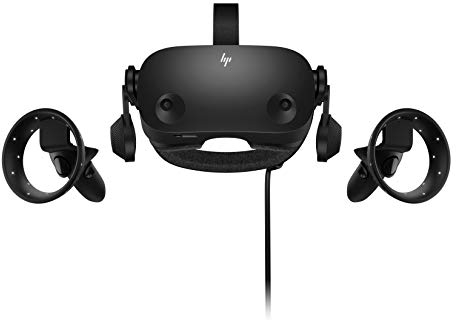 HP Reverb G2 + 2 Controladores - Gafas de Realidad Virtual SteamVR, WMR, resolución 4k, lentes ajustables Valve, 4 cámaras, sonido espacial 3D, subpixel RGB, 90Hz, Bluetooth Integrado, ultraligeras