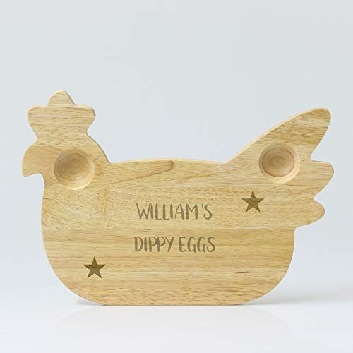 Personalised Chicken Breakfast Egg Board with Add Name