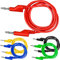 Winfred Bananenstecker Kabel Krokodilklemme 1m Messleitung 4mm Bananenstecker 5 Stück Kabel Messleitungen für Multimeter Spannungsprüfer Strommessgeräte Stromprüfer Widerstandsmessgeräte