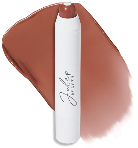 Julep It's Balm Full Coverage Lip Crayon (Brown Sugar) Hydrating, Nourishing Lip Colour - Smooth, Highly Pigmented, Semi-Gloss Finish - Buildable Lipstick with Nourishing Vitamin E Lip Balm Core