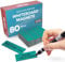 MrMag® 80 Magnetstreifen zum beschriften - grün - Whiteboard Magnete 60x20mm - Magnet-Etiketten beschreibbar - beschreibbare Magnetschilder