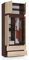 BDW Kleiderschrank mit 4 Türen, 4 Einlegeböden, Kleiderbügel, 2 Schubladen - Aufbewahrungsschrank - Moderner Schrank für das Schlafzimmer Wohnzimmer Diele - 234x90x51cm - Venga/Eiche Sonoma