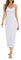 Vlazom Damen Unterkleid mit Trägern Sexy Unterröcke lang Negligee Full Slip Sommerkleid Damen Nachtwäsche(XL,Weiß)