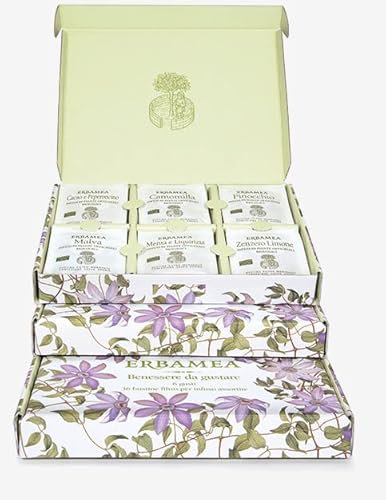 ERBAMEA Confezione regalo.36 Infusi di Piante Officinali Biologici