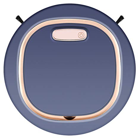 Boxwizard Robot aspirateur 3 en 1, avec fonction de serpillère, intelligent, avec batterie, 1200 mAh, pour sols durs, poils d'animaux, tapis (bleu roi)