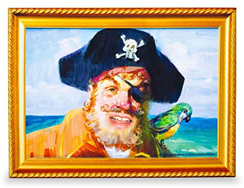 SpongeBob Schwammkopf Captain Painty der Pirat Leinwand-Kunstdruck zum Aufhängen