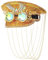 Pailletten Festival Hut Hen Party Hüte Einzigartige Erwachsene Militär Captain Headwear Top Steampunk Cap mit Brille