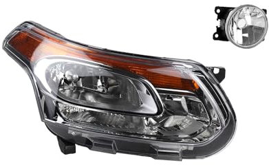 Johns, Scheinwerfer Halogen passend für Citroen C3 Picasso 11/2009 - H7 H1 Re. + Nebel.