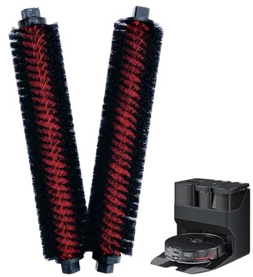 2 Stück Reinigungsbürste für Roborock - S7 MaxV Ultra / S7 Pro Ultra/S8 Pro Ultra/G10s Roborock S7 Zubehör Effiziente, Abnehmbar und Leicht zu Reinigen Perfekt für den täglichen Gebrauch