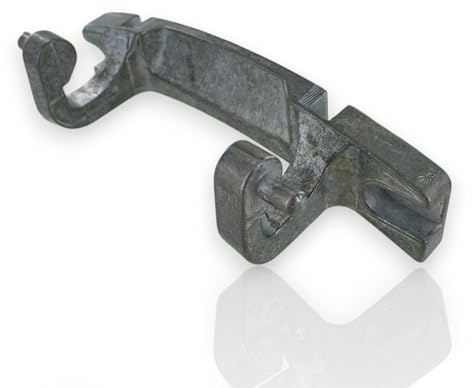 DEKAROX Türscharnier für Bosch Siemens 625486 00625486 Metall Scharnier 135x40x50mm für Waschmaschine wie Classixx VarioPerfect Maxx iQ100 iQ300