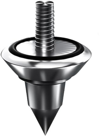 Silriku HiFi-Audio-Lautsprecher-Verstärker, stoßdämpfend, Fußkegelfüße, Nagelisolierung, Spikes, Ständer, Pad, 1 x M8-Fußnagel, 500429244A2