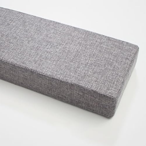 O·Lankeji Benutzerdefinierte Größe Bett Wandspaltenfüller, Bettlückenfüller, Matratzenverlängerung, Bettbrücke für Einzel/Doppel/Kingsize Betten Kopfteil(Grey,150x20x10cm)