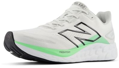 New Balance Fresh Foam 680 V8 Herren-Laufschuh, Reflection/Grey Matter/Electric Jade, 42 EU