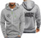 CLMETHE Herren-Pullover mit durchgehendem Reißverschluss für Linkin Park, Sweatshirts, Freizeitjacken, Übergröße, Kapuzenpullover, Sportbekleidung, Oberbekleidung mit Taschen,C-L