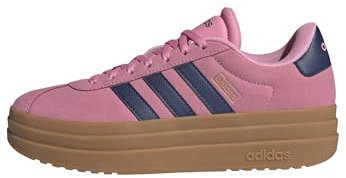 adidas Women's VL Court Bold Shoes, Bliss Pink/Dark Blue/Gold Metallic, 7.5 UK