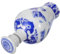 FUNOMOCYA Botella de Vino de Porcelana Azul Y Blanca Tarro de Licor de Cerámica China Estilo Vintage para El Hogar Y El Restaurante