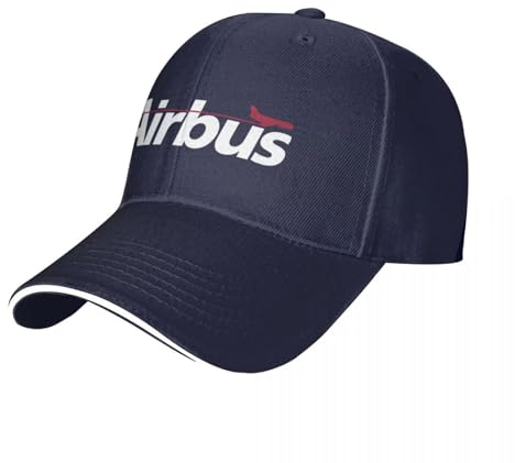COSIUOS Basecap Airbus Aircraft Aviation Aircraft Jet Cap Baseballmütze Designermütze Wintermütze für Damen und Herren
