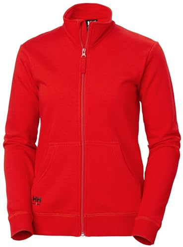 Helly-Hansen Women's Workwear Manchester Zip Sweatshirt, 220 Alert Red - M