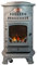 UNIVERSAL - Poêle à gaz Provence 3,4 KW Gris Souris Effet poêle à bois Fonte véritable Chauffage d'appoint