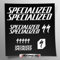 Stickersland® Aufkleber-Set kompatibel mit Rahmen MTB Mountainbike und Helm | Aufkleber-Aufkleber für Fahrräder mit Logos | Stickersland® (mattweiß)